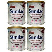 Combo 4 lon sữa Similac Total Comfort 0+ lon 360g cho trẻ 0-12 tháng