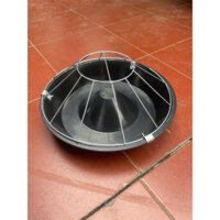 combo 4 máng ăn chống bới cho gà vịt, gia cầm kiểu mới