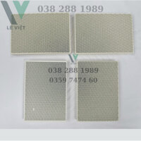 Combo 4 Mặt Gốm, Mặt Sứ Chịu Nhiệt kích thước 97x135x10mm Bếp Hồng Ngoại Bếp Nướng Thịt  Bếp Sấy Hồng Ngoại Sơn Tĩnh Điệ