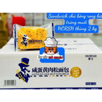 COMBO 4 mẫu bánh bán chạy nhà HORSH,Bánh sữa chua ông già sandwichcuộn vỏ trứng phô mai,nguyên thùng 2kg| Ăn vặt mỏ Khoé
