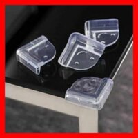 COMBO 4 Miếng Bịt Góc Bàn Bằng Silicon Trong Suốt - Miếng Bọc Cạnh Bàn