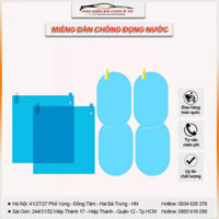 Combo 4 miếng dán gương kính chống đọng nước mưa ô tô