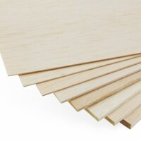 Combo 4 miếng Gỗ balsa kích thước 500x100mm