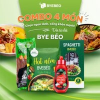 [Combo 4 món] 500g Spaghetti + 500g Phở gạo lứt + Hạt nêm + Tương ớt - Không chất bảo quản, ngon đúng vị