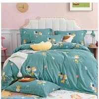 Combo 4 Món Chăn Ga Gối Tencel Microfiber mềm, mịn, mượt, mát, Bộ chăn ga gối nệm cưới