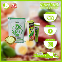 COMBO 4: MÙ TẠT WASABI NHẬT BẢN | 1 Tuýp Mù Tạt Wasabi 43Gr + 1kg Mù Tạt Bột Wasabi