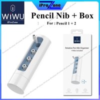 Combo 4 Ngòi bút cảm ứng WIWU Pencil Nib cho Apple Pencil 1 & 2 / WIWU Pencil Pro / Pencil W . Ngòi bút thay thế Pencil