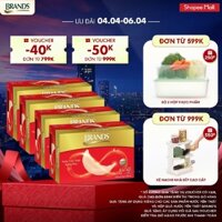 Combo 4 nước yến thật BRAND'S Đường Phèn (42 ml x 24 lọ)