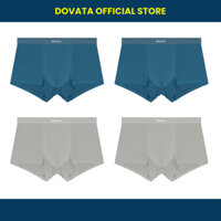 Combo 4 Quần Lót Nam Boxer Gỗ Sồi Cao Cấp, Quần Sịp Đùi Nam DOVATA, Quần Chip Nam Co Giãn 4 Chiều, Kháng Khuẩn Khử Mùi