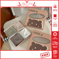 Combo 4 quần lót nữ_Sét 4 quần Chất liêu Su lụa Cao Cấp_Cookie_NA