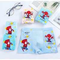COMBO 4 Quần Sịp Bé Trai Cotton Cao Cấp DAHANA Kids - Quần Lót Cho Bé Trai Từ 2-16 Tuổi