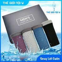 Combo 4 quần sịp đùi nam M.E.N thông hơi cao cấp, quần boxer nam nhiều màu, nhiều sz.