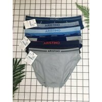 Combo 4 Quần sịp tam giác, quần lót nam  Aristino [CHÍNH HÃNG] thoáng mát, phong cách,🍀ảnh video cận chất vải🍀