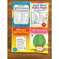 Combo 4 quyển sight word (tặng file nghe mp3 qua mail)