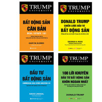 Combo 4 Sách Bất Động Sản Donald Trump: Bất Động Sản Căn Bản + Chiến Lược Đầu Tư Bất Động Sản + 101 Lời Khuyên BĐS + Đầu Tư Bất Động Sản + [Tặng Bookmark]