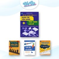 Combo 4 sách: Quản trị vận hành tính toán Lãi/Lỗ, Lập kế hoạch kinh doanh, Tư duy ngược, Lãnh đạo cây gậy củ cà rốt