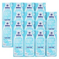 Combo 4 Sữa tươi ít đường bổ sung sữa non Metafresh 180ml, lốc 4 hộp