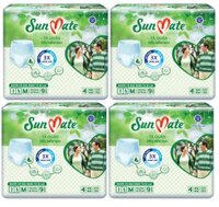 Combo 4 Tã Quần Người Lớn SunMate Mềm Mại - M9 9 MiếngGói