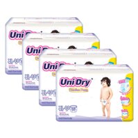 Combo 4 Tã Quần UniDry Premium XL48 (48 Miếng)