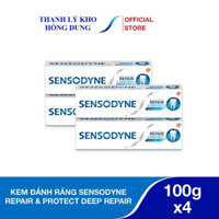 Combo 4 Tặng 2 Kem Đánh Răng Sensodyne Giúp Phục Hồi Sâu Răng Ê Buốt 100g Repair&Protect Deep Repair - KhoHồng Dung