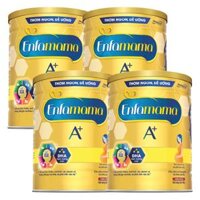 Combo 4 Thực phẩm bổ sung Sản phẩm dinh dưỡng Enfamama A+ hương chocolate 360° Brain Plus 830G