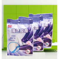 Combo 4 túi ( 12 lõi ) thay thế cây lăn bụi quần áo, cây lăn tóc, cây lăn giường, cây lăn lông chó mèo 16cm
