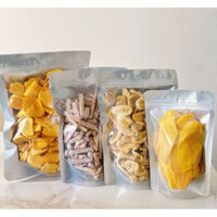 Combo 4 túi 1kg - mít sấy, xoài sấy dẻo/muối ớt, chuối sấy và khoai môn sấy