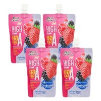 Combo 4 túi nước ép trái cây có thạch Jelly Gumi Gumi vị mix quả mọng 150g (từ 3 tuổi)