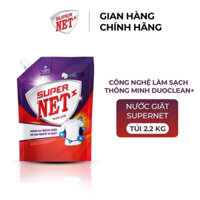 Combo 4 túi Nước giặt Super NeT 2,2kg, bột giặt  super 3kg