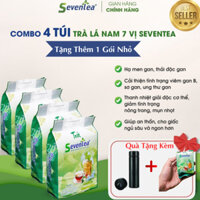 Combo 4 túi Trà lá nam 7 vị - thanh nhiệt, giải độc gan, mát gan, giảm cân hiệu quả, Thức uống Detox, hỗ trợ ngủ ngon