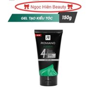 (Combo 4 tuýp) Gel vuốt tóc ROMANO 150g Giữ nếp lâu
