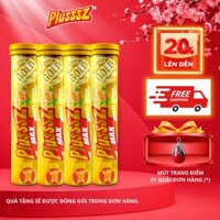 (COMBO 4 TUÝP x 20 Viên sủi) PLUSSSZ MAX MULTIVITAMIN VỊ CAM Không Đường - HÀNG NHẬP KHẨU