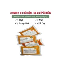 [COMBO 4 VỊ] GIA VỊ ƯỚP THỊT EATCLEAN thơm ngon hấp dẫn (Nướng, Chiên, Rán, Xào,...)
