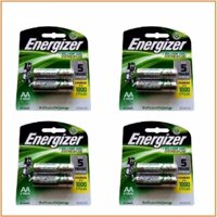 combo 4 vỉ Pin sạc AA Energizer 2000mah pin sạc tiểu