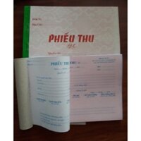 Combo 40 cuốn phiếu thu/ phiếu chi/ hóa đơn 2 liên 50 bộ 100 tờ (13x19)