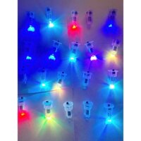 COMBO 40 ĐÈN LED MINI DÙNG PIN - lắp vào đèn lồng, đèn trung thu, đồ chơi trẻ em... 7 MÀU CÓ CHỚP