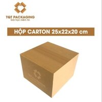 Combo 40 hộp carton size 25x22x20, Thùng carton,Thùng giấy,Thùng đóng hàng