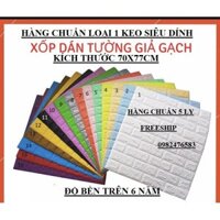 COMBO 40 TẤM XỐP DÁN TƯỜNG 3D CÁCH ÂM CÁCH NHIỆT