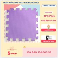 [COMBO 40] Thảm xốp lót sàn ko mùi xuất Nhật vân lưới an toàn cho bé 30x30x1cm