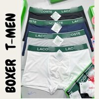 [Combo 4,5 quần] Quần sịp nam L.C.T cạp dệt màu xanh, quần lót boxer đùi nam chất vải thun lạnh thoáng mát - Boxer Tmen