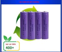 Combo 4pin sạc Doublepow 18650 3.7V 1200mAh loại đầu cực dương lồi (button top) [bonus]