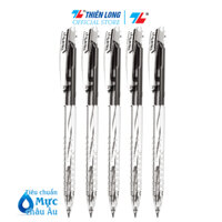 Combo 5-10-20 Bút bi Thiên Long Flexoffice FO-039 PLUSVN - Mực đen - Combo 5