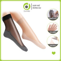 Combo 5 10 cặp vớ da mặt đế dày bằng cotton chống trơn trượt bảo vệ làn da chân khỏi khô ráp - Doni - DOPK249 - Combo 5 cặp - Da