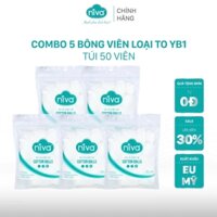 [Combo 5 - 10] Gói 50 Bông Gòn Viên Tròn Y Tế Niva YB1 Đường Kính 27mm Nhét Tai Cho Mẹ, Phụ Nữ Sau Sinh An Toàn Tiệt Trùng