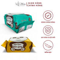 [Combo 5 -10 Gói] Khăn giấy ướt Baby Wipes Bảo Long 125 tờ, Khăn ướt đa năng Gấu Trúc gói 650gram 150x200mm
