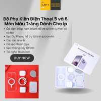 combo 5 & 6 món phụ kiện dành cho ip[mua 1 tặng 1][hàng chính hãng] sạc dự phòng,tai nghe bluetooth...