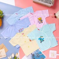 combo 5 Áo chục bé ~ Áo chục cộc tay cotton cho bé 3~8kg { ẢNH THẬT }