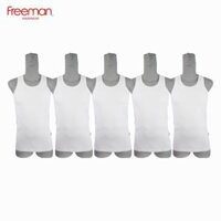 Combo 5 Áo thun nam ba lỗ Freeman, chất liệu cotton thông thoáng ASF208 - M