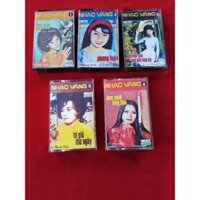 Combo 5 băng cassette Nhạc Vàng thu âm trước 1975