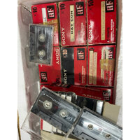Combo 5 Băng Cassette Sony HF 90p Băng 1 nước còn mới